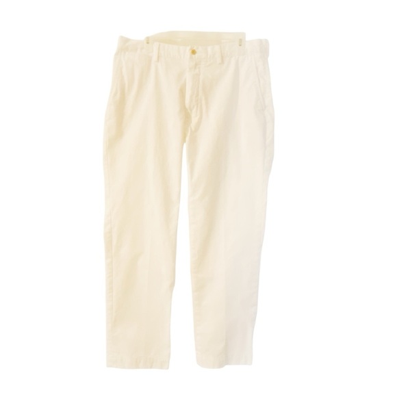 Ralph Lauren POLO White Flat Front Classic Fit Pants size 36x32 - Picture 4 of 11